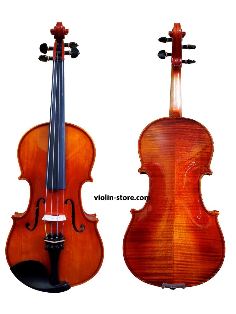 Hand Made Violin With Ebony Fingerboard & peg ( glossy red)
